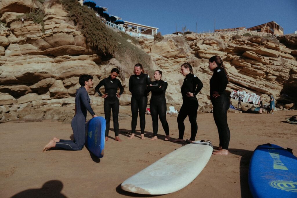 shaka ashore instructor at magic bay